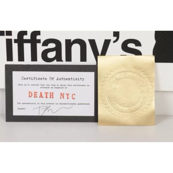Death NYC “Breakfast at Tiffany’s” Ltd Ed 56/100 Signed Original wCOA - Picture 5 of 5